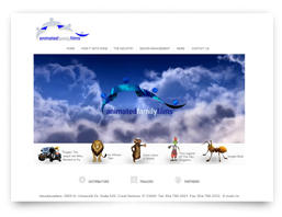 Webdise design for Animated Family Films