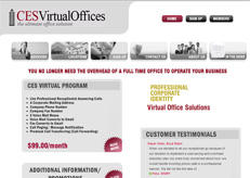 CES virtual offices website. Now offline.