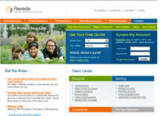 A web design for Ravede, a former client.