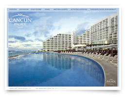 A brochure for the Hard Rock Hotel Cancun