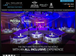 We designed All Inclusive Collection website.