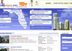 Here, Florida Medical Space's website by Intechcenter web design team