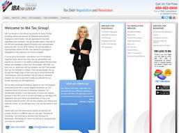 We designed IBA Tax practice website.
