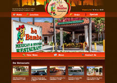 Here, the design of La Bamba 123, a Mexican restaurant