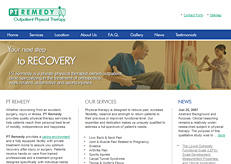 Our web design for a therapist client.