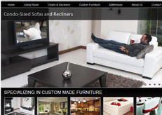 Sterns furniture got a new website thanks to our services.